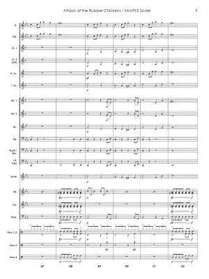 Attack of the Rubber Chickens - Standridge - Concert Band - Gr. 2