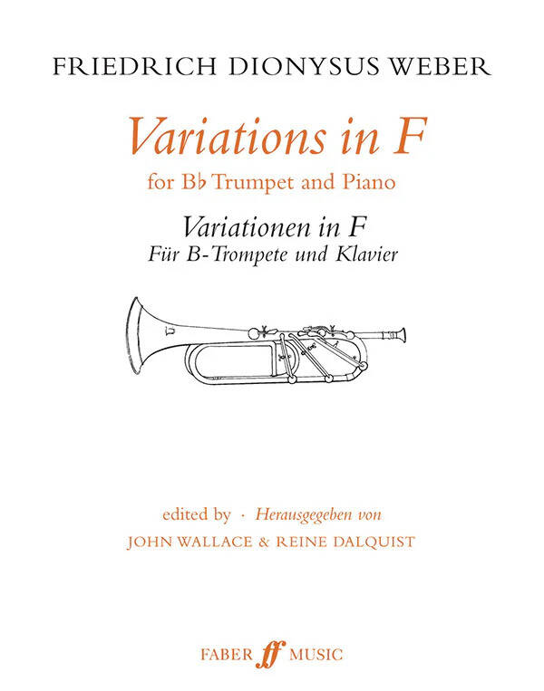 Variations in F - Weber - Trumpet/Piano - Book