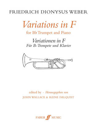 Faber Music - Variations in F - Weber - Trumpet/Piano - Book