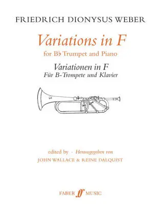 Faber Music - Variations in F - Weber - Trumpet/Piano - Book