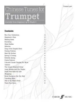 Chinese Tunes for Trumpet - Guang/Yiming  - Trumpet - Book