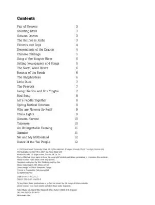 Chinese Tunes for Oboe - Weidong/Hui - Oboe - Book