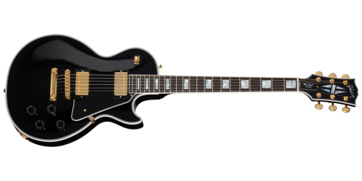 Gibson Custom Shop - Les Paul Custom Long Scale Electric Guitar with Hardshell Case - Ebony