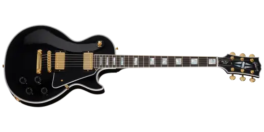 Gibson Custom Shop - Les Paul Custom Long Scale Electric Guitar with Hardshell Case - Ebony