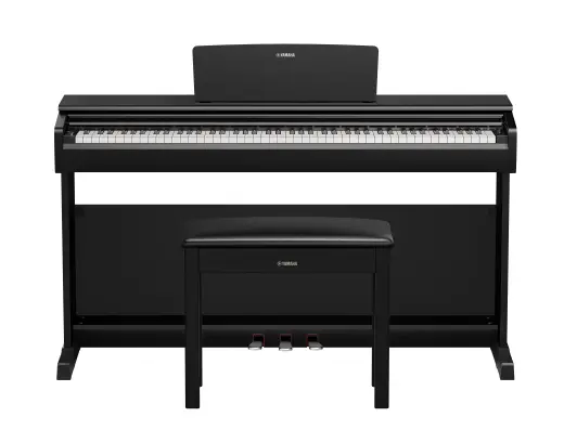 Yamaha - Arius YDP146 Digital Piano with Stand and Bench - Black
