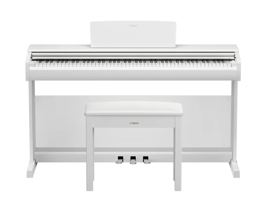 Arius YDP146 Digital Piano with Stand and Bench - White