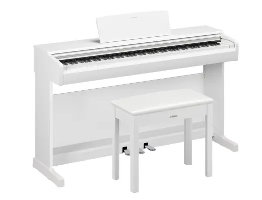 Arius YDP146 Digital Piano with Stand and Bench - White