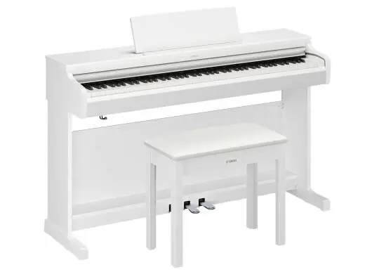 Arius YDP166 Digital Piano with Stand and Bench - White