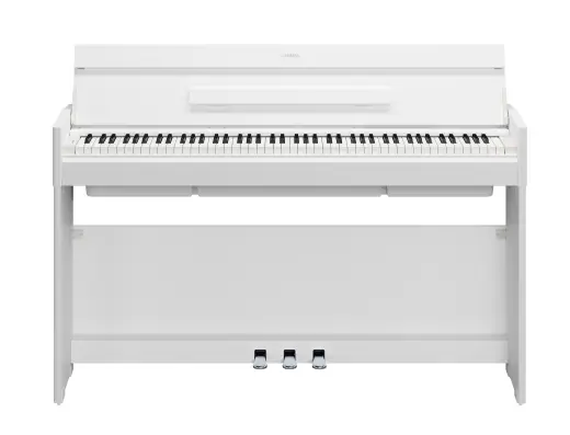 Yamaha - Arius YDPS56 Compact Digital Piano with Stand - White