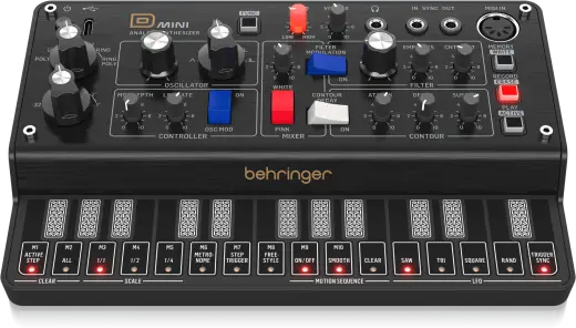 D Mini Analog Monophonic Synthesizer