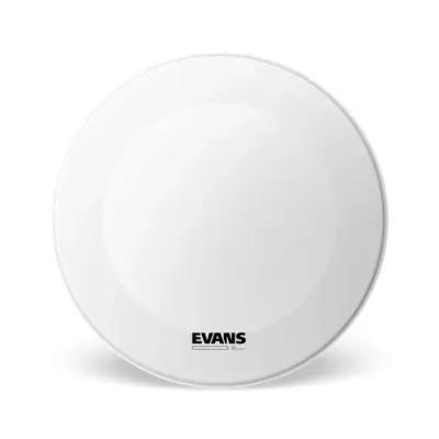 Evans - EQ3 Coated White Bass Drum Head, No Port - 26