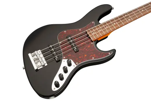 MetroExpress 22-Fret Will Lee Artist Line 4-String Bass, Morado Fingerboard - Black