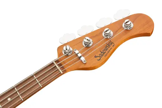MetroExpress 22-Fret Will Lee Artist Line 4-String Bass, Morado Fingerboard - Black