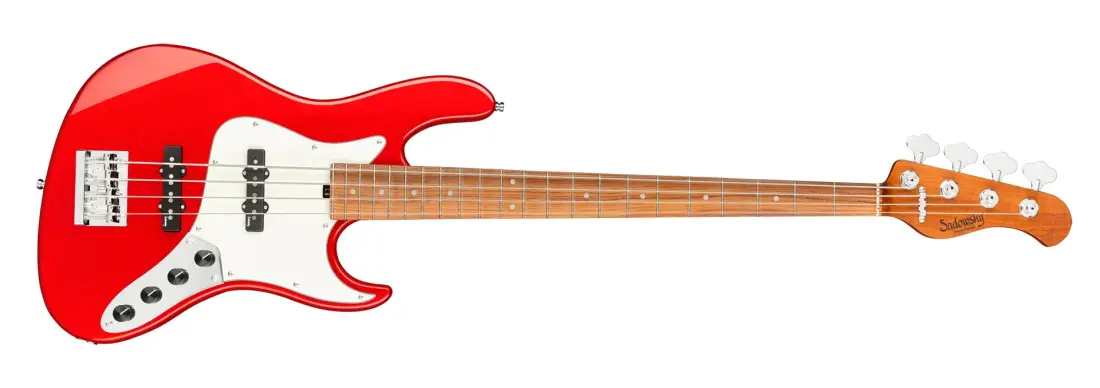 MetroExpress 22-Fret Will Lee Artist Line 4-String Bass, Morado Fingerboard - Candy Apple Red Metallic