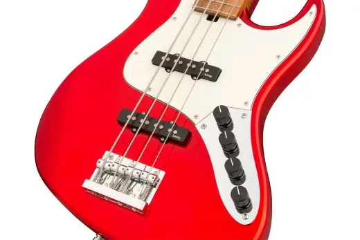 MetroExpress 22-Fret Will Lee Artist Line 4-String Bass, Morado Fingerboard - Candy Apple Red Metallic