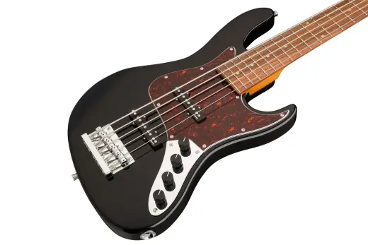MetroExpress 22-Fret Will Lee Artist Line 5-String Bass, Morado Fingerboard - Black