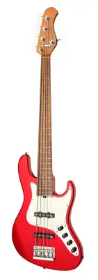 MetroExpress 22-Fret Will Lee Artist Line 5-String Bass, Morado Fingerboard - Candy Apple Red Metallic