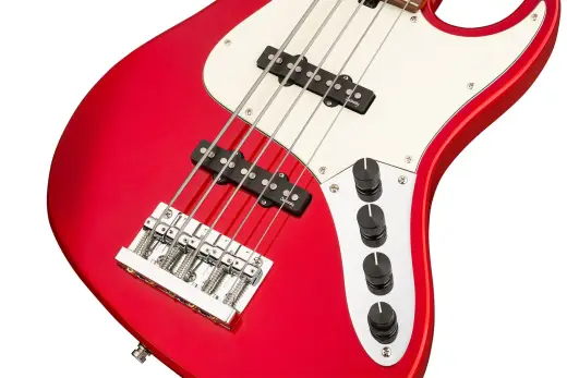 MetroExpress 22-Fret Will Lee Artist Line 5-String Bass, Morado Fingerboard - Candy Apple Red Metallic