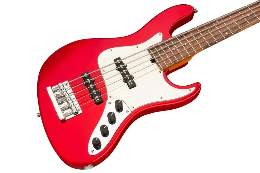 MetroExpress 22-Fret Will Lee Artist Line 5-String Bass, Morado Fingerboard - Candy Apple Red Metallic