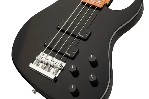 MetroExpress 24-Fret Modern 4-String Bass, Morado Fingerboard - Black