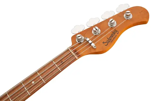 MetroExpress 24-Fret Modern 4-String Bass, Morado Fingerboard - Candy Apple Red Metallic