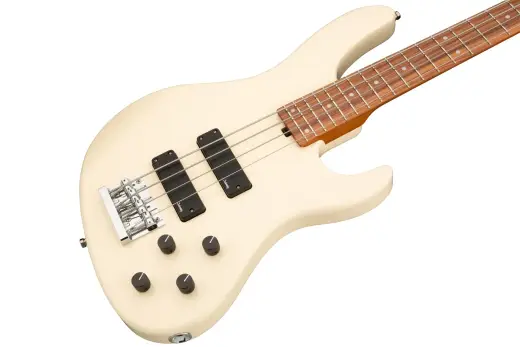 MetroExpress 24-Fret Modern 4-String Bass, Morado Fingerboard - Olympic White