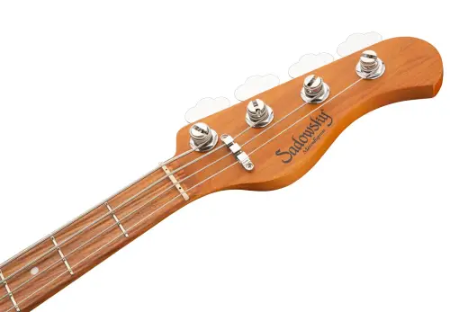 MetroExpress 24-Fret Modern 4-String Bass, Morado Fingerboard - Olympic White
