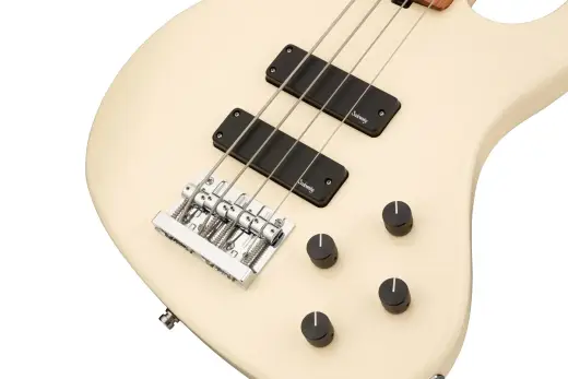 MetroExpress 24-Fret Modern 4-String Bass, Morado Fingerboard - Olympic White