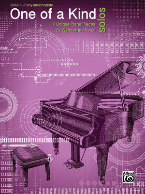 Alfred Publishing - One of a Kind Solos, Book 3 - Rossi - Early Intermediate Piano - Book