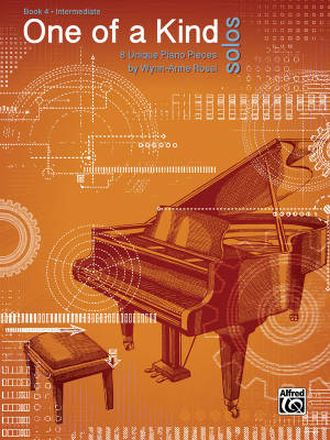 Alfred Publishing - One of a Kind Solos, Book 4 - Rossi - Intermediate Piano - Book
