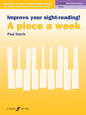 Improve Your Sight-Reading! A Piece a Week: Piano, Level 6 - Harris - Book