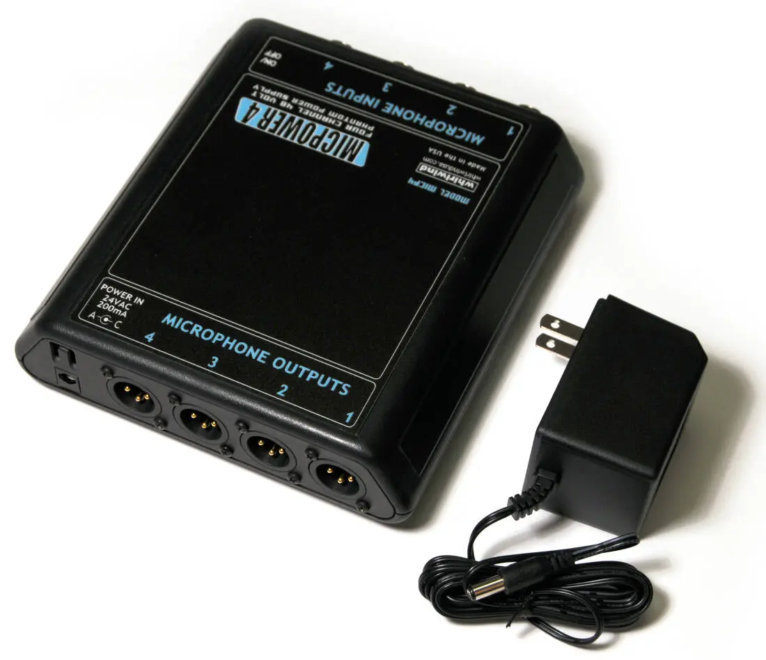 MicPower4 Phantom Power Supply