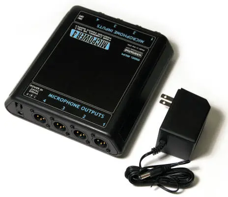 Whirlwind - MicPower4 Phantom Power Supply