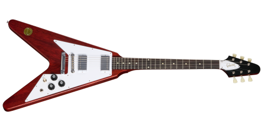 Gibson Custom Shop - 1971 Medallion Flying V Reissue Electric Guitar with Hardshell Case - Medallion Cherry