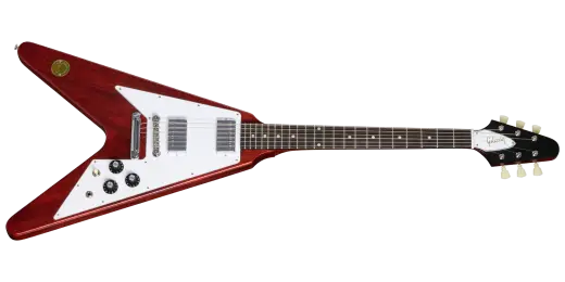 Gibson Custom Shop - 1971 Medallion Flying V Reissue Electric Guitar with Hardshell Case - Medallion Cherry