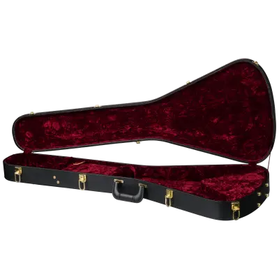 1971 Medallion Flying V Reissue Electric Guitar with Hardshell Case - Medallion Cherry