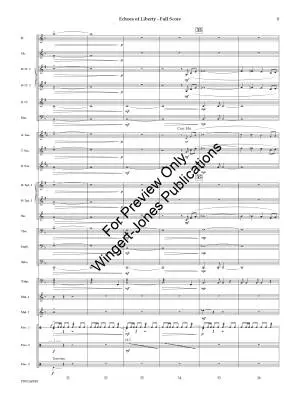 Echoes of Liberty - Lortz - Concert Band - Gr. 2