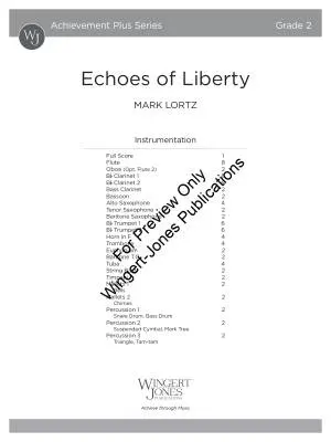 Echoes of Liberty - Lortz - Concert Band - Gr. 2