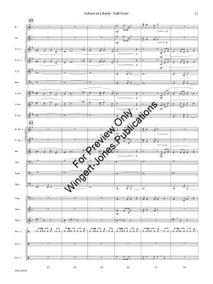 Echoes of Liberty - Lortz - Concert Band - Gr. 2