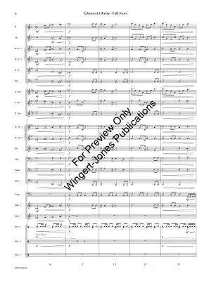 Echoes of Liberty - Lortz - Concert Band - Gr. 2
