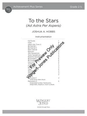 To the Stars (Ad Astra Per Aspera) - Hobbs - Concert Band - Gr. 2.5