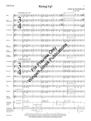 Rising Up! - Pasternak - Concert Band - Gr. 2.5