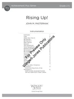 Rising Up! - Pasternak - Concert Band - Gr. 2.5