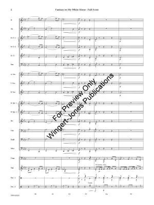 Fantasy on My White Horse (Mi Caballo Blanco) - Milford - Concert Band - Gr. 2