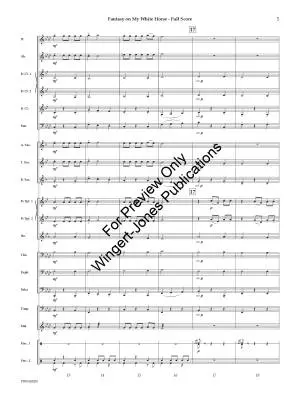 Fantasy on My White Horse (Mi Caballo Blanco) - Milford - Concert Band - Gr. 2