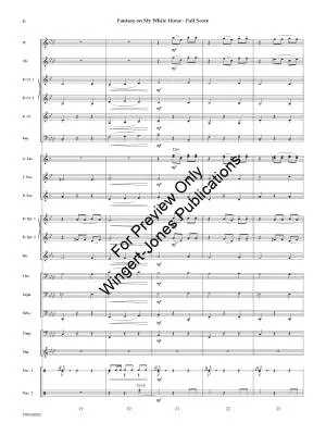Fantasy on My White Horse (Mi Caballo Blanco) - Milford - Concert Band - Gr. 2