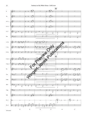 Fantasy on My White Horse (Mi Caballo Blanco) - Milford - Concert Band - Gr. 2