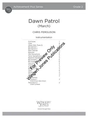 Dawn Patrol (March) - Ferguson - Concert Band - Gr. 2