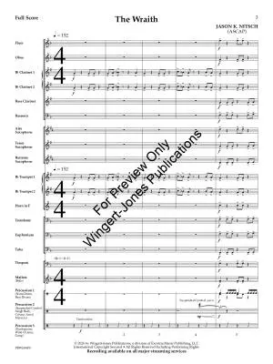 The Wraith - Nitsch - Concert Band - Gr. 2