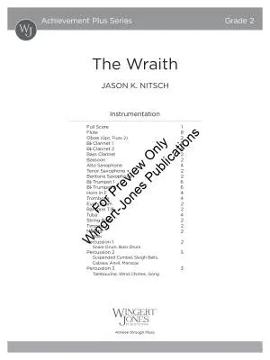 The Wraith - Nitsch - Concert Band - Gr. 2